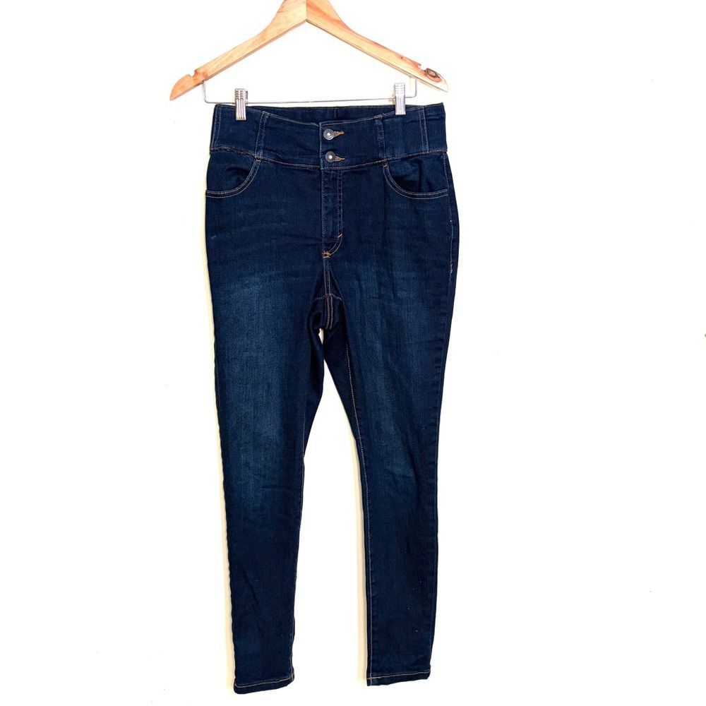 INC DENIM High-Rise Dark Blue Women’s Skinny Jeans Size 12